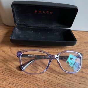Ralph Lauren Purple Eyeglasses with Case